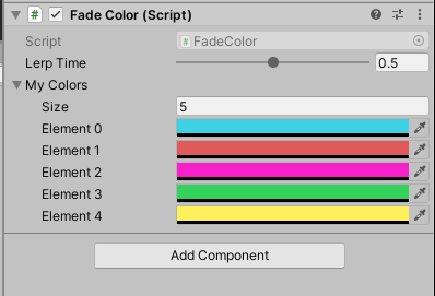 FadeColorComponent